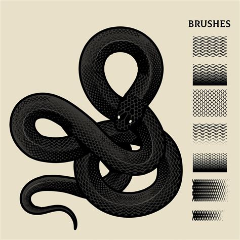 gucci snake brush illustrator|snake pattern brush.